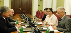 19 July 2018 Chairman of Committee on Kosovo-Metohija Drecun and UN Assistant Secretary-General for Political Affairs Miroslav Jenca